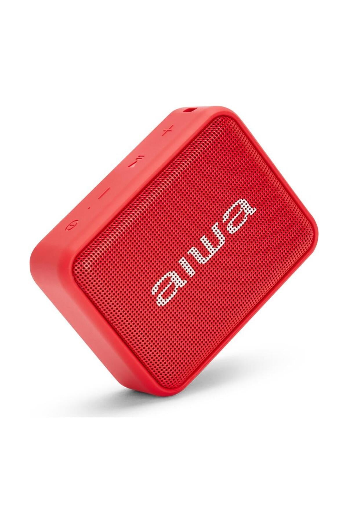 Yüksek Ses Kalitesi Sunan Taşınabilir Bluetooth Hoparlör – Aiwa Kırmızı